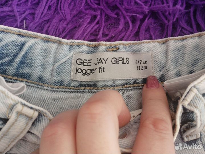 Джинсы Джогеры для девочки