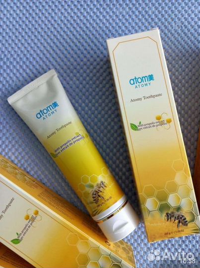 Зубная паста и щётка