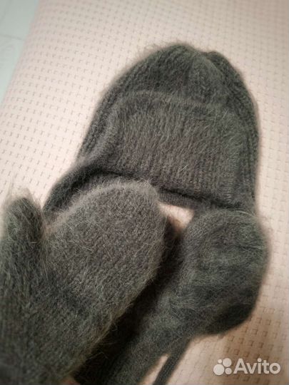 Шапка ушанка женская