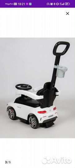 Детская машинка каталка mercedes