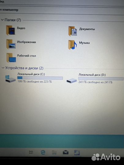 Ноутбук hp 15-bs051ur, 4-ядерный pentium n3710