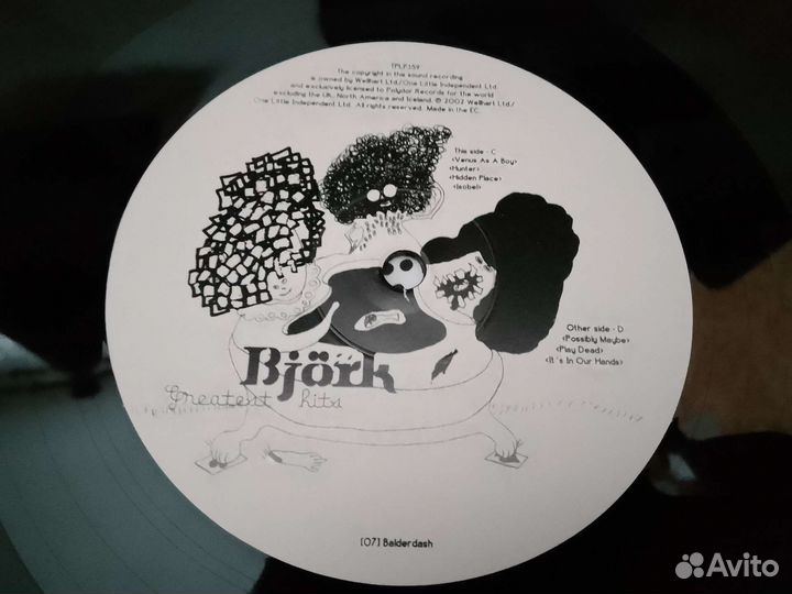 Björk - Greatest hits 2LP 2015 UK