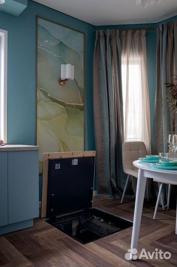 Напольный утеплённый люк в погреб подвал дом дача