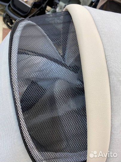 Коляска ideal 2в1 (bexa) бежевый+бежевая кожа