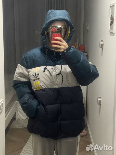 Пуховик adidas мужской L
