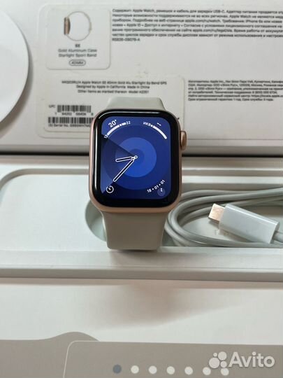 Часы Apple Watch SE 40mm, Оригинал, 97%