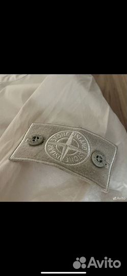 Stone island ветровка бежевая