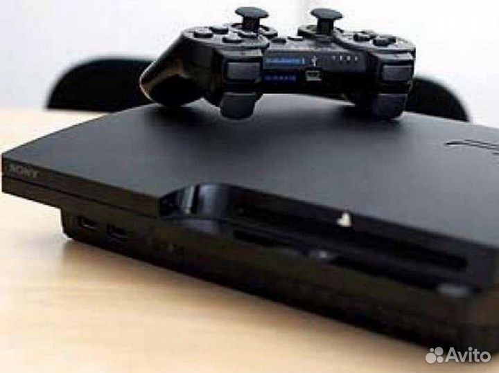 Прошитая PlayStation 3 Slim 320 Гб + 40 игp