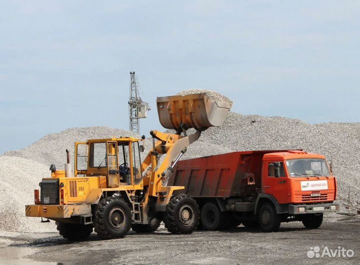 Щебень 5-20 мм, 20-40 мм, 40-70 мм