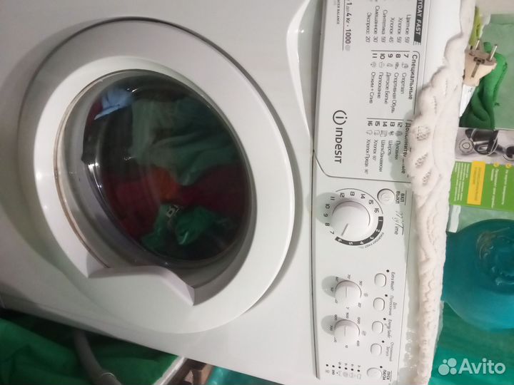 Стиральная машина бу indesit на запчасти