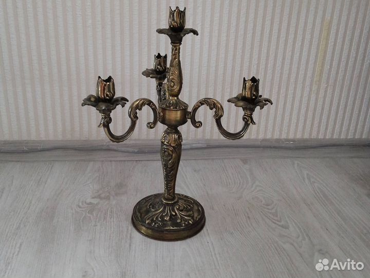 Подсвечник металлический СССР