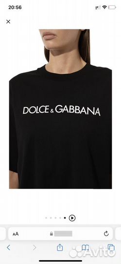 Dolce gabbana футболка 38-40 новая