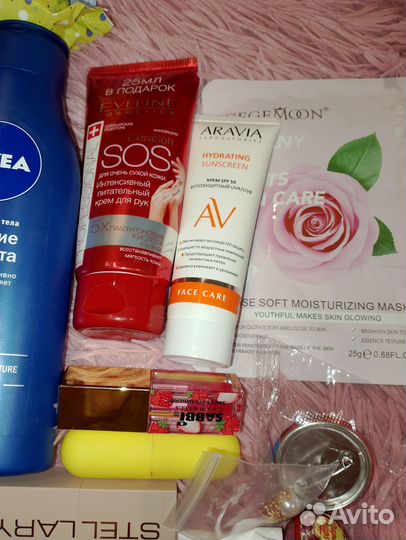 Набор косметики пакетом, уход
