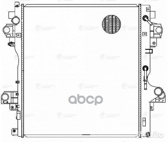 Радиатор охл. для а/м Toyota Land Cruiser Prado