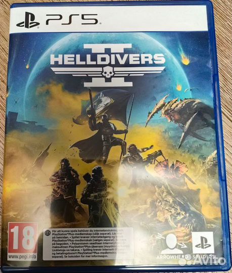 Helldivers 2 ps5 диск, на русском