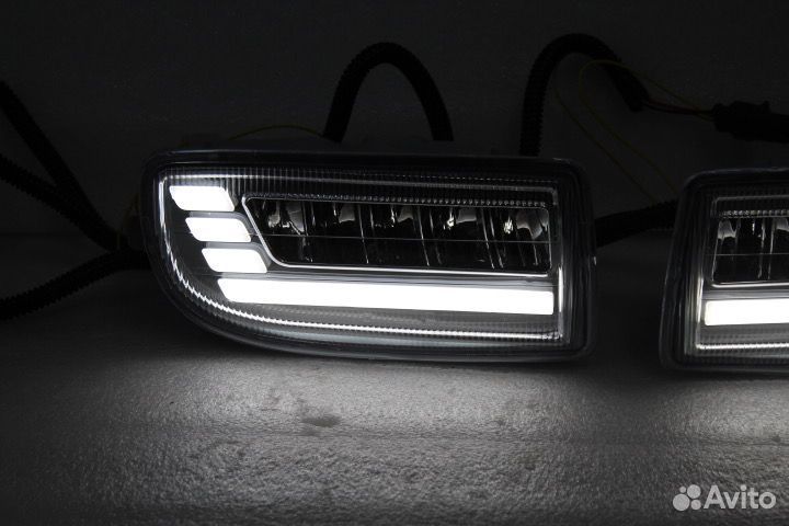 Land Cruiser 100 LED Туманки диодные дхо M2LH3