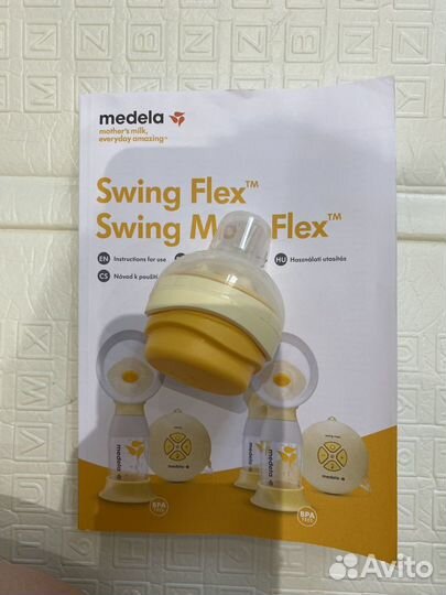 Молокоотсос Medela Swing Flex +smart соска