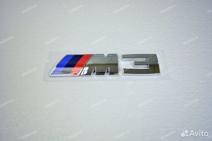 Шильдик M3 BMW 3 F30 F31 хром