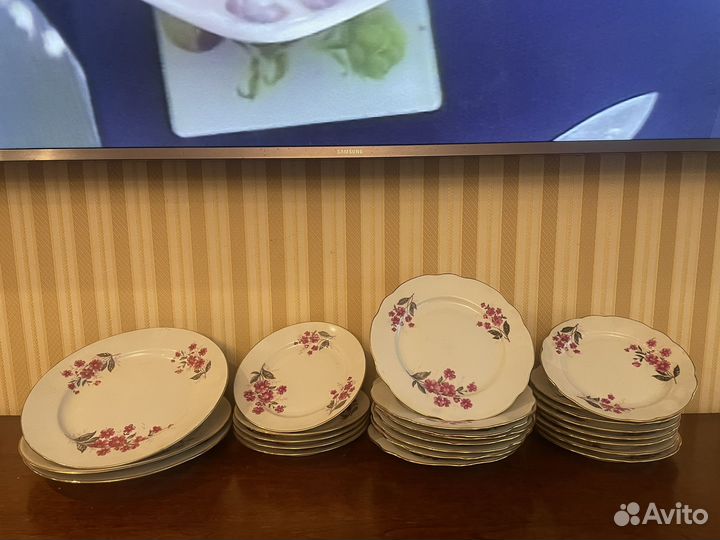 Тарелки Дулево СССР 24 шт