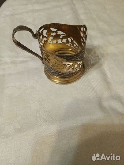 Подстаканник серебряный СССР