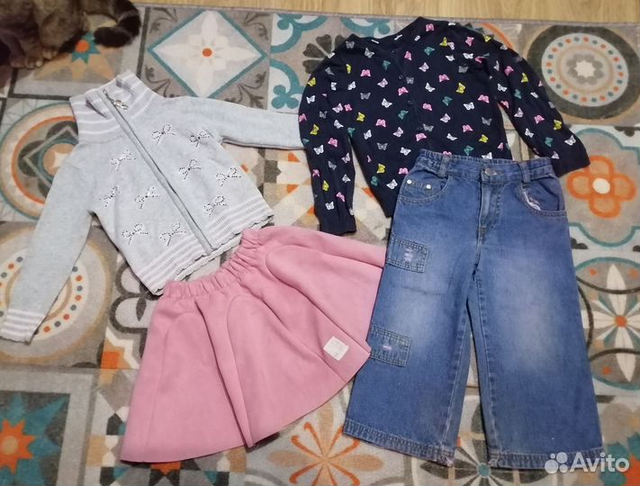 Вещи пакетом 92 98 104 на девочку