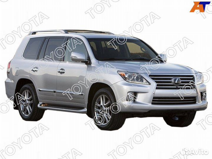 Бампер передний Lexus LX 12-15 (Под омыватели фар