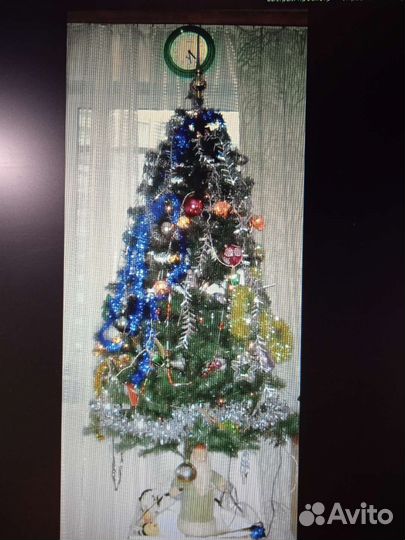 Ель искусственная 150 см, бу. Прослужит лет 8