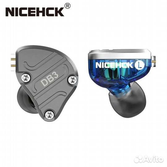 Трехдрайверные Hi-Fi наушники Nicehck DB3(2DD+1BA)