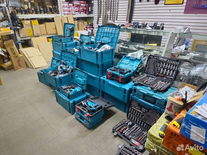 Аккумуляторные ушм + гайковерт 800 Makita