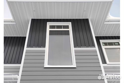 Сайдинг металлический Квадро Брус