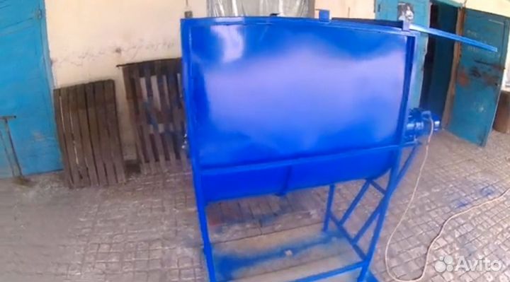 Смеситель кормов горизонтальный дерть гранулы