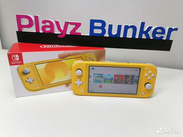 Свежая Nintendo Switch Lite 160gb/999игр/Желтый