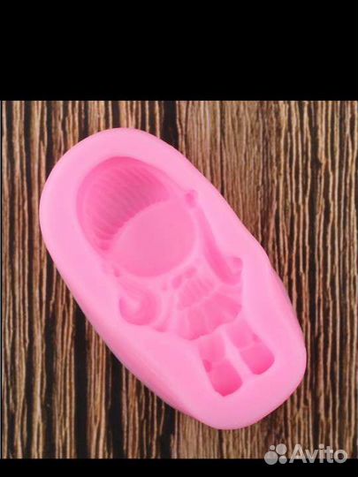 Силиконовая форма для торта кукла