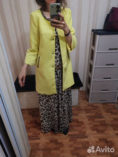 Кардиган лимонный