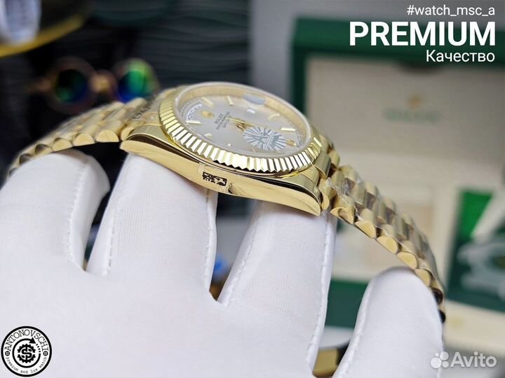 Золотые премиум часы Rolex Day Date