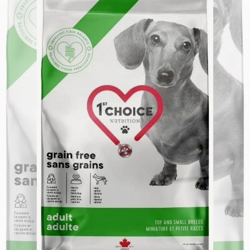 Корм для собак 1st choice grain free