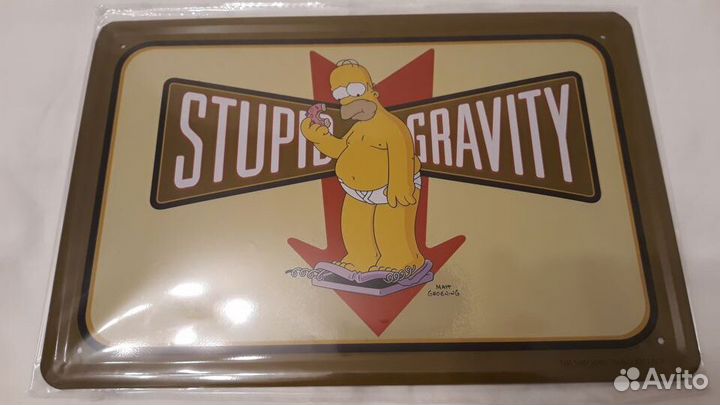 Металлические таблички pin up simpsons