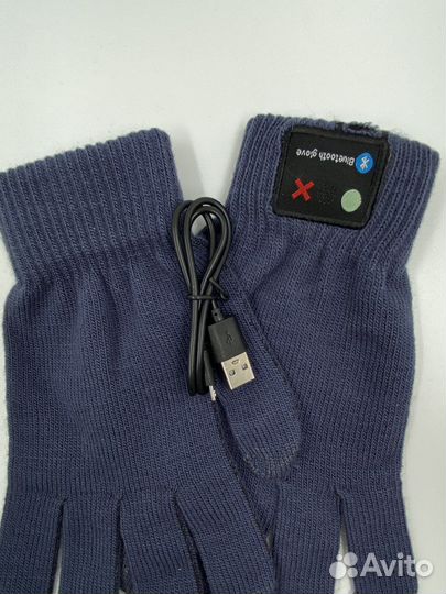 Перчатки вязаные с Bluetooth