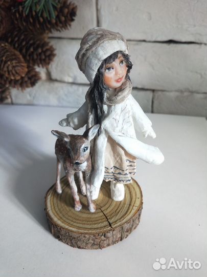 Ватные елочные игрушки