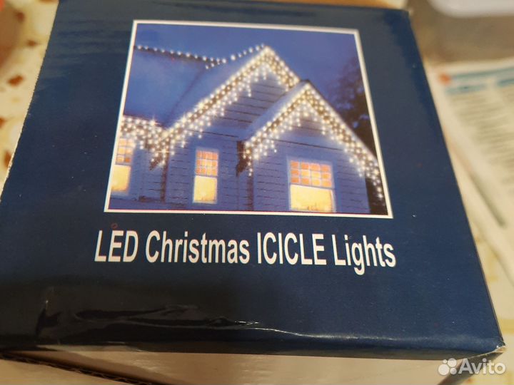 Гирлянда уличная с лампочками 10м