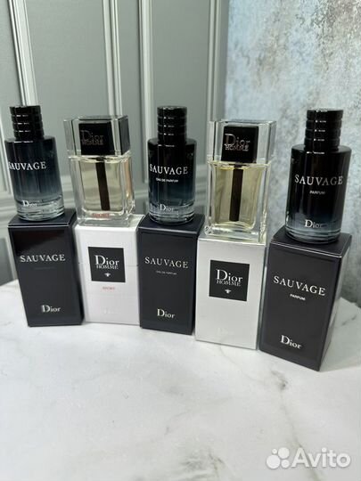 Dior мужской набор миниатюр