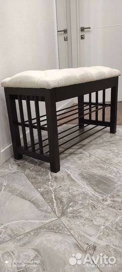 Банкетка в прихожую с ящиком новая