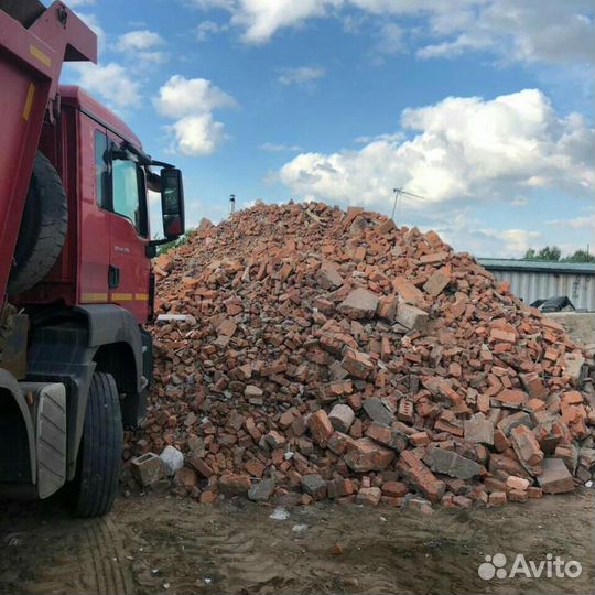 Бой кирпича, бой бетона, асфальтовый скол (538)