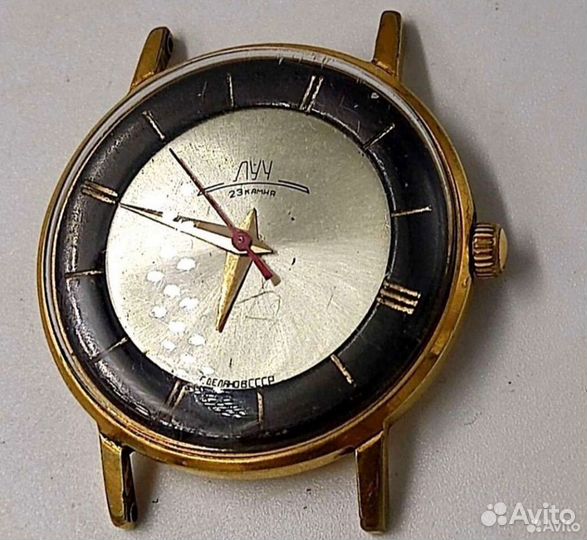 Часы Луч позолоченные СССР