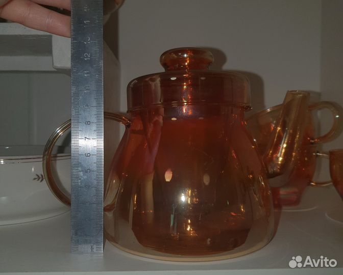 Чайник заварочный СССР с чашками