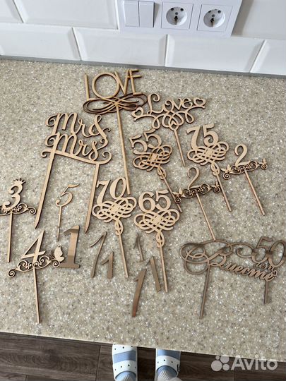 Топперы для торта