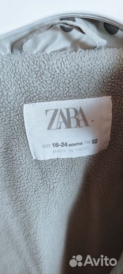 Куртка zara на девочку