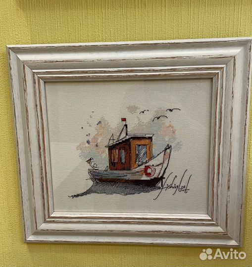 Картина вышитая крестом