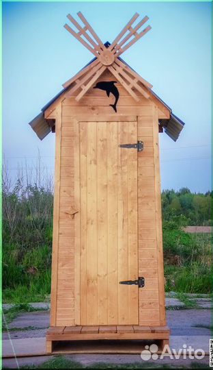 Дачный туалет с установкой SKU003