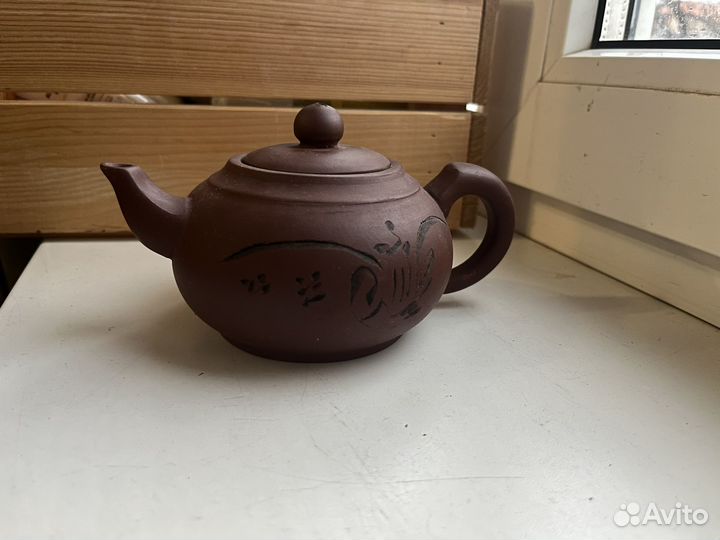 Заварочный чайник глина китайский